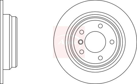 Apec DSK949 Brake Disc - 1