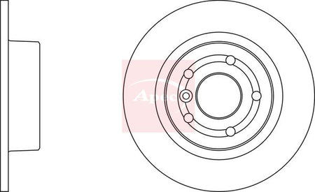 Apec DSK952 Brake Disc - 1