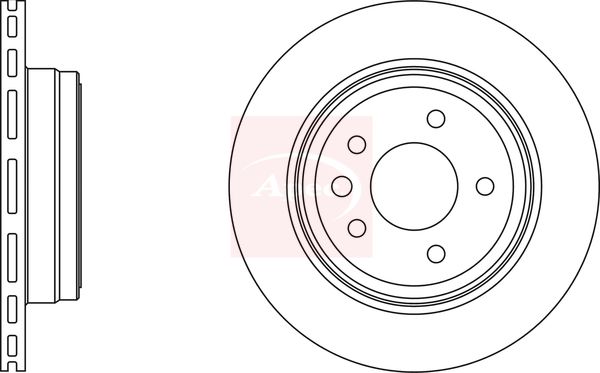 Apec DSK969 Brake Disc - 1