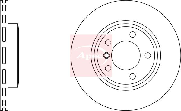Apec DSK971 Brake Disc - 2