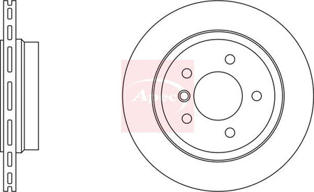 Apec DSK977 Brake Disc - 1