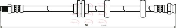 Apec HOS3008 Brake Hose - 1