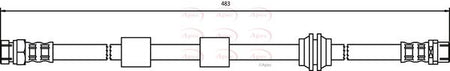 Apec HOS3010 Brake Hose - 1