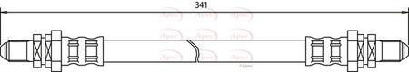Apec HOS3011 Brake Hose - 1