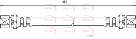 Apec HOS3012 Brake Hose - 1
