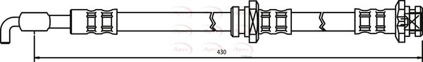 Apec HOS3020 Brake Hose - 1