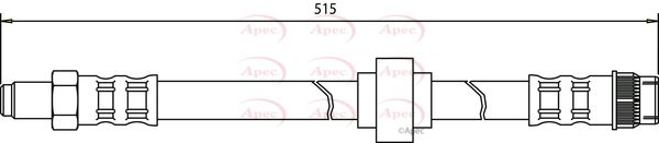 Apec HOS3023 Brake Hose - 1