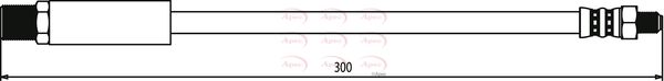 Apec HOS3032 Brake Hose - 1