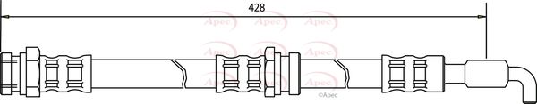 Apec HOS3036 Brake Hose - 1
