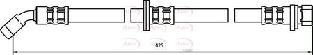 Apec HOS3037 Brake Hose - 1