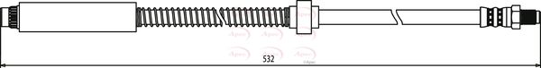 Apec HOS3039 Brake Hose - 1