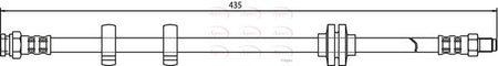 Apec HOS3040 Brake Hose - 1