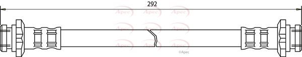 Apec HOS3049 Brake Hose - 1