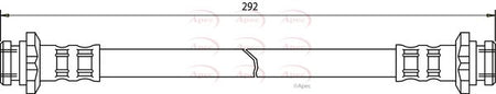 Apec HOS3049 Brake Hose - 1