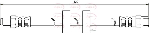 Apec HOS3050 Brake Hose - 1