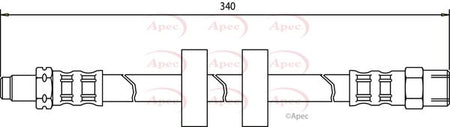 Apec HOS3051 Brake Hose - 1