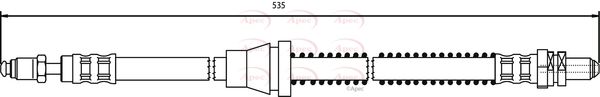 Apec HOS3053 Brake Hose - 1