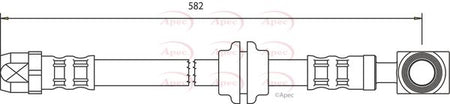 Apec HOS3055 Brake Hose - 1