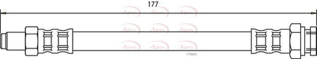Apec HOS3058 Brake Hose - 1