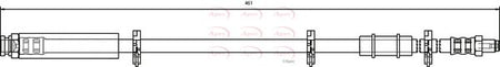 Apec HOS3064 Brake Hose - 1