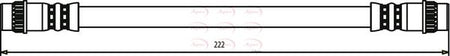 Apec HOS3068 Brake Hose - 1