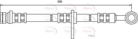 Apec HOS3074 Brake Hose - 1