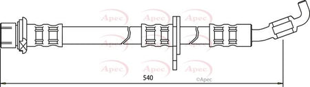 Apec HOS3076 Brake Hose - 1