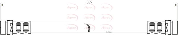 Apec HOS3086 Brake Hose - 1