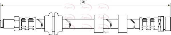 Apec HOS3094 Brake Hose - 1