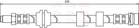 Apec HOS3094 Brake Hose - 1