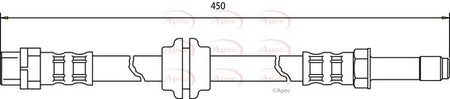 Apec HOS3095 Brake Hose - 1