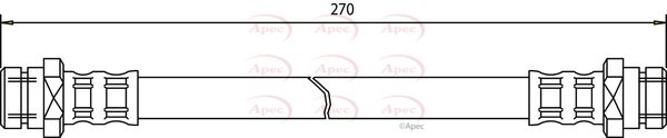 Apec HOS3097 Brake Hose - 1