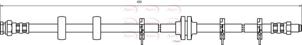 Apec HOS3101 Brake Hose - 1