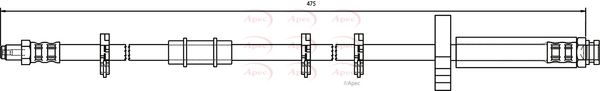 Apec HOS3109 Brake Hose - 1