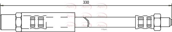 Apec HOS3111 Brake Hose - 1