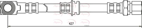 Apec HOS3114 Brake Hose - 1