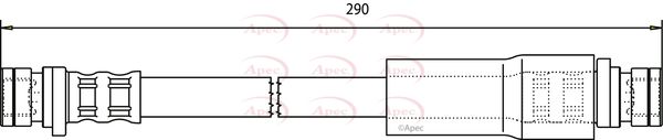Apec HOS3122 Brake Hose - 1