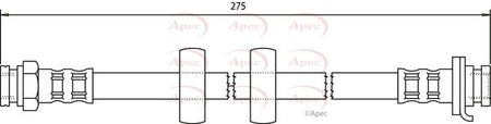 Apec HOS3126 Brake Hose - 1