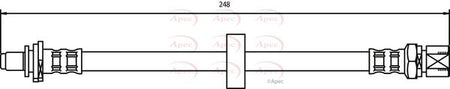 Apec HOS3127 Brake Hose - 1