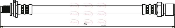 Apec HOS3128 Brake Hose - 1
