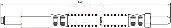 Apec HOS3131 Brake Hose - 1