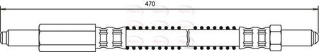 Apec HOS3131 Brake Hose - 1