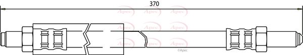 Apec HOS3137 Brake Hose - 1