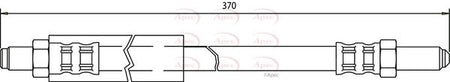 Apec HOS3137 Brake Hose - 1