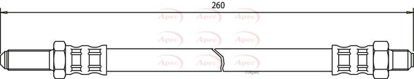 Apec HOS3140 Brake Hose - 1
