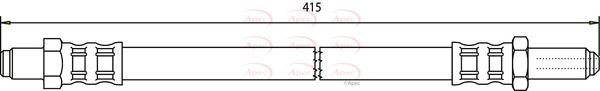 Apec HOS3143 Brake Hose - 1