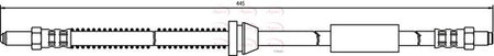 Apec HOS3144 Brake Hose - 1
