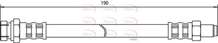 Apec HOS3146 Brake Hose - 1