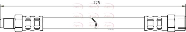 Apec HOS3149 Brake Hose - 1