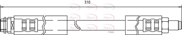 Apec HOS3151 Brake Hose - 1